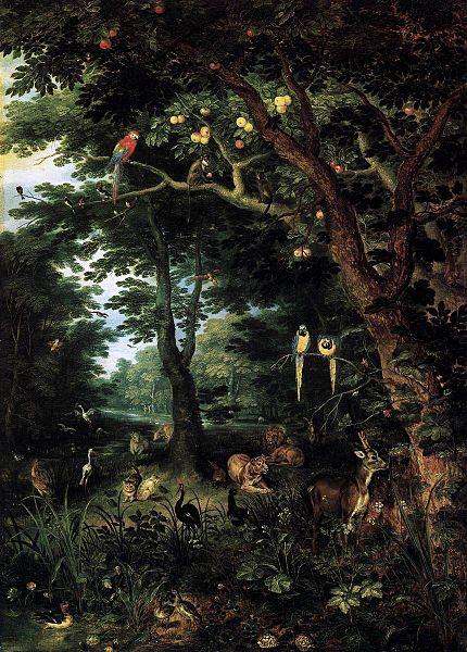Jan Breughel Paradise oil painting image